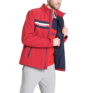 Veste Softshell respirante pour hommes résistante à l'usure pour les vestes d'extérieur réfléchissantes coupe-vent à fermeture à glissière - Product Image 5