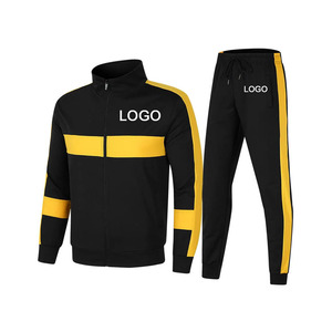 Survêtement fFr Hommes Ensemble De 2 Pièces Casual Running Wear Avec Bandes Latérales Et Zip Up Style Ajusté Hommes Survêtements - Product Image 6