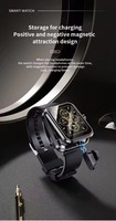 Reloj Inteligente con Auriculares Inalámbricos Integrados, Llamadas Bluetooth, Reloj Inteligente Deportivo para Exteriores, Montre Connecte, Relojes Inteligentes