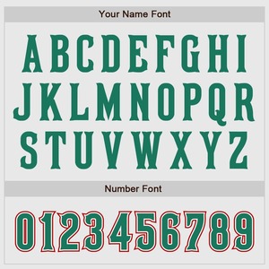 Custom White Kelly Green-Red Authentic Mexico Camiseta de béisbol de dos tonos - Product Image 4