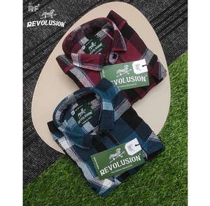 Elegante camisa de manga larga Premium Grindal Checks para hombre con ajuste a medida y material transpirable perfecto para salidas formales de fin de semana - Product Image 2