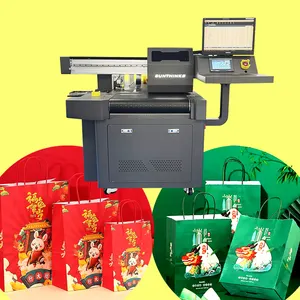 Sunthinks CMYK Color Paper Box Kraft Cards 4 Colors High Speed Printing Machine Digital Single Pass Printer