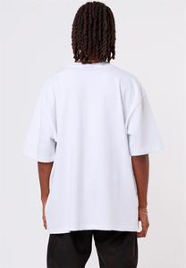 OME เสื้อยืดสตรีทไซส์ใหญ่พิเศษสำหรับผู้ชาย, เสื้อยืดสีพื้นเสื้อยืดธรรมดาทรงหลวมผ้าฝ้าย100% พอดีตัวสำหรับผู้ชายพร้อมโลโก้ตามสั่ง - Product Image 6