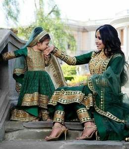 Vestido Kuchi afgano más vendido en EE. UU. para ropa de fiesta a juego para madre e hija 2024 - Product Image 1