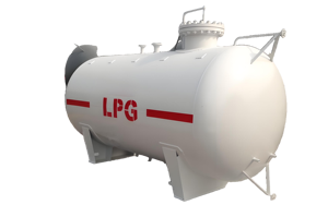 خزان تخزين الغاز تحت الأرض أو فوقي 20m3 خزان غاز البترول المسال من النوع الأفقي - Product Image 4