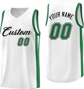 Maillots de basket-ball personnalisés pour hommes, uniformes d'équipe pour jeunes adultes, impression par sublimation en forte demande, tissu en maille respirant, fournisseur OEM - Product Image 1