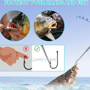 Retire-hameçon de pêche efficace pour tous types de poissons, en acier inoxydable, pour la pêche en plein air - Product Image 3
