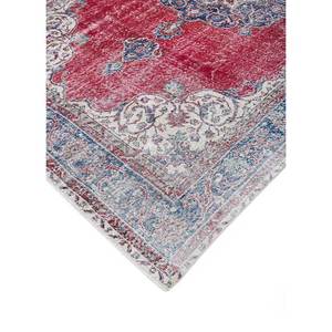 Alfombra Vintage de Lana 9x12 Roja y Naranja, Anudada a Mano, con Diseño de Medallón y Patrones Abstractos Rectangulares para Entrada, Pasillo o Recibidor - Pae-1692 - Product Image 2