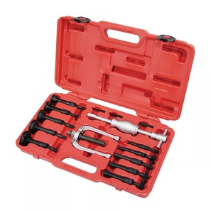 Blind Hole Bearing Puller <b>Slide</b> Hammer Set (16 Pcs)-English Metal+<b>Plastic</b> Engine Service Tool ISO Certified 1 Year Warranty - Product Image 1