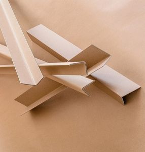 Carton écologique en forme de L Protecteur en papier kraft Boîte en carton Protection des bords Papier couché Produit en carton imprimé - Product Image 1