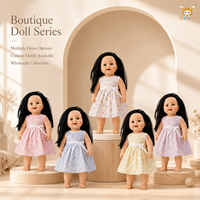 TUSALMO Vente en gros de poupées pour filles personnalisées de 21 pouces, poupée bébé blanche en vinyle souple, cheveux bouclés, plusieurs tenues, éducatif, OEM ODM