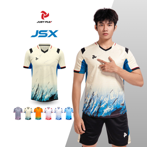 Camiseta de fútbol unisex personalizable de alta calidad más vendida, uniforme de equipo para adultos, ropa deportiva JP con estilo de conjuntos de sublimación - Product Image 2