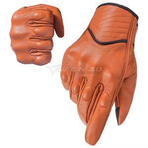 ถุงมือมอเตอร์ไซค์หนังคุณภาพสูง ทนความร้อน ดีไซน์ใหม่ ออกแบบเองได้ ทนทาน ระบายอากาศดี ไม่มีซิลิโคน ระดับมืออาชีพ - Product Image 2