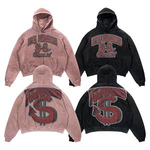 Sudaderas con capucha para hombre 100% algodón polar material de peso pesado sudaderas con capucha para hombre - Product Image 4