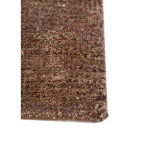 พรมขนสัตว์และไหมไผ่ถักมือสีเบจและสีน้ำตาล รุ่น Kavi Afterglow สีพื้น สำหรับตกแต่งบ้าน ห้องนั่งเล่น และทางเดิน-Eskm-04 - Product Image 4