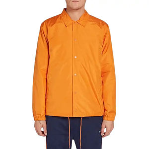 OEM Custom Manufacturer Men's Sport <b>Coach</b> Jackets High Performance Breathable Windbreaker for Winter Plain Design - Product Image 2