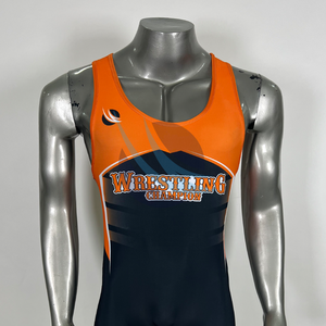 ชุดบอดี้สูทแบบจั๊มพ์สูทผ้าโพลีเอสเตอร์พิมพ์ลายแบบซับลิเมชั่นตามสั่ง ปี 2026 แห้งเร็ว สำหรับชุดนักมวยปล้ำแบบชิ้นเดียว สำหรับผู้ชายไซส์ใหญ่ - Product Image 2