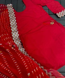 Estilo indio pakistaní Salwar kameez listo para damas traje de algodón cosido vestidos de mujer elegantes - Product Image 3