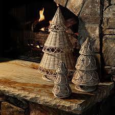 ต้นคริสต์มาสหวายถักคุณภาพดีที่สุด สไตล์วินเทจ ชุดตกแต่งคริสต์มาส 3 ต้น ต้นคริสต์มาสหวาย ตัวเลือกที่ดีที่สุดสำหรับการตกแต่งบ้าน - Product Image 4