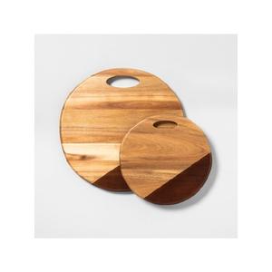 Planche à découper en acacia durable, conçue pour offrir un confort de découpe stable avec une texture de bois chaleureuse, idéale pour la cuisine quotidienne à la maison. - Product Image 4