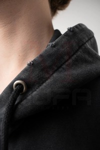 เสื้อฮู้ดดี้ผู้ชายแบบสวมใส่สบายสำหรับฤดูหนาว ผลิตตามสั่ง ขายส่ง ผ้าฝ้าย 100% ทรงโอเวอร์ไซส์ ซิปหน้า ระบายอากาศได้ดี แฟชั่นทันสมัย - Product Image 5