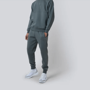 Custom Logo <b>Fleece</b> Hoodies & Sweatshirts Plain Blank Sweatshirts Round Neck Unisex Sweatpants and Hoodies For <b>Men</b> <b>Jogger</b> Set - Product Image 2