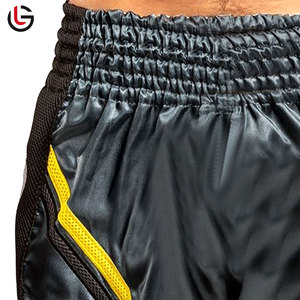 Nueva llegada Muay Thai Fight Shorts Pantalones cortos de entrenamiento bordados personalizados Entrenamiento deportivo Unisex Muay Thai short para hombres - Product Image 4