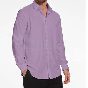 Camisas de Vestir de Algodón de Primera Calidad para Hombre, Último Diseño, Secado Rápido y Transpirable, Cómodas y Personalizables para la Temporada de Primavera - Product Image 2