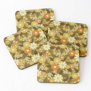 Laser Cutting <b>Wood</b> Coasters Thin Acacia Walnut <b>Wood</b> Coaster Printed Top Selling Custom Shape and Size at Star Crafts India - Product Image 3