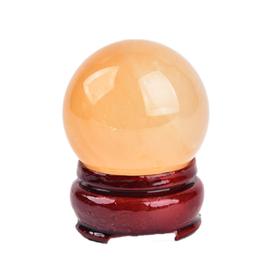 Bán Buôn Cao Cấp Khắc Bán Quý Đá Chất Lượng Cao Vàng Aventurine Pha Lê Bóng Khắc Trang Trí Nội Thất Tình Yêu Phong Cách Thủ Công - Product Image 1