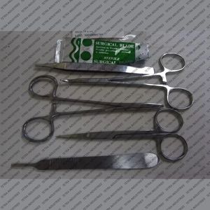Kit de sutura de oreja de perro profesional de 7 Uds., juego de instrumentos veterinarios quirúrgicos, herramienta de cierre de heridas caninas, Kit de sutura de acero inoxidable - Product Image 6