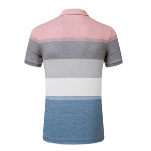 Alta calidad 100% algodón Original para camisa Polo para hombres transpirable secado rápido logotipo impreso personalizado de talla grande venta precio bajo - Product Image 4
