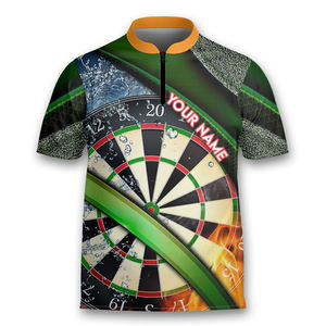 Jersey Reversible de Tiro con Arco americano de alta calidad, ropa de calle informal de algodón 100% de secado rápido, Conjunto de camiseta de manga corta larga divertida - Product Image 5