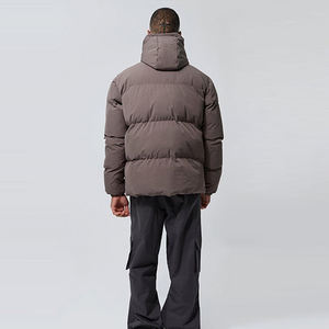 Streetwear personnalisé respirant uni lourd palangre coupe régulière tenue décontracté design confortable vestes pour hommes - Product Image 3