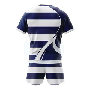 Uniforme de Rugby Personalizado con su Propio Logotipo, Tallas Grandes, Secado Rápido, Mangas Cortas, 100% Poliéster, Personalizado para Equipos - Product Image 2