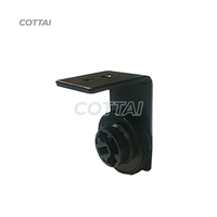 Soporte de extremo de resorte de acero negro para persiana enrollable, tipo lado a lado, para componentes de resorte de 28/32 mm