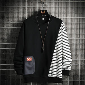 Custom Letter Embossed Printing Without Hooded Long Sleeve Oversized Men's Sweatshirt Unisex Sweat Shirts Breathable ODM - Product Image 5