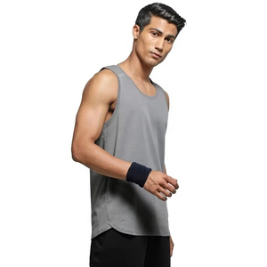 เสื้อกล้ามผู้ชายแขนกุดคอกลมระบายอากาศน้ำหนักเบาสไตล์ล่าสุด - Product Image 5