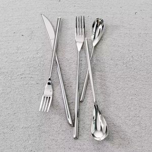 Fabrica y proveedores de cubiertos de diseño antiguo, juego de cubiertos de acero inoxidable de primera calidad para cubiertos decorativos de mesa - Product Image 1