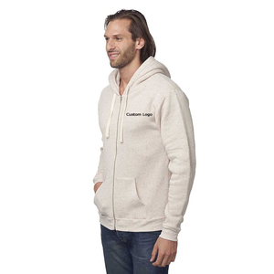 Sudadera con capucha unisex Bella + Canvas con cremallera completa, impresión de logotipo personalizado, peso estándar, con cremallera y bolsillo canguro. - Product Image 2