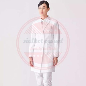 Blouse de laboratoire en coton personnalisée unisexe Manteaux de médecin de laboratoire médical d'hôpital avec poches - Product Image 3