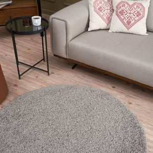 Juego de Alfombras Sólidas Grises Myshaggy de 60X110 cm - Product Image 5