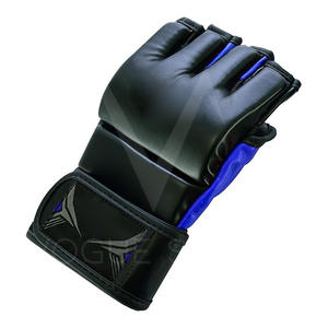 Top vente 2025 demi-doigt combat boxe Mma gants dernier Style haute qualité professionnel Mma gants à vendre fabriqué au Pakistan - Product Image 6