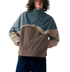 Nueva Chaqueta Cortavientos de Moda Vintage con Cuello Alto y Capucha para Hombre, Estilo Holgado con Parches - Product Image 3