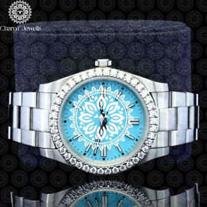 Reloj Mecánico de Acero Inoxidable Charm, Esfera de 40 mm, Correa de 20 mm, Cierre Oculto con Botón, Moda Masculina, Estilo Casual de Negocios, Formal, 10 Bar - Product Image 1