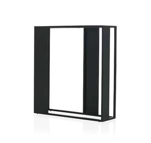 Customized Fire Pit <b>Log</b> Rack in Black Powder-Coated Iron With Durable Design, Perfect for Indoor Home or Restaurant Use - Product Image 3