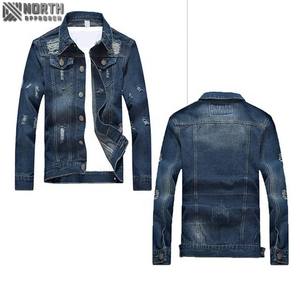 Nouvelle arrivée de vestes en jean pour hommes vente en gros vestes en jean personnalisées pour hommes vestes en jean pour hommes - Product Image 2