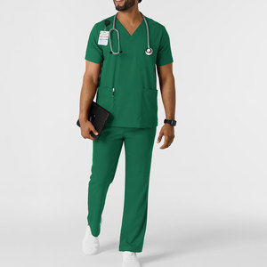 Uniforme de exfoliación de Color sólido 2025, ropa de Hospital, nueva moda, uniforme de exfoliación cómodo para hombres para adultos - Product Image 2