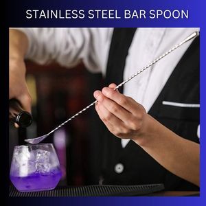 Top Notch Barware Quality Stainless Steel Bar Accessories Professional <b>Cocktail</b> Mixing <b>Stirrer</b> for Bartenders Metal - Product Image 5