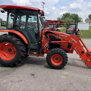 Pour tracteur à roues Kubota L6060 2RM avec cabine, hydraulique, chargeur LA1055, pompe automatique, engrenage moteur, boîte de vitesses, roulement compact - Product Image 1